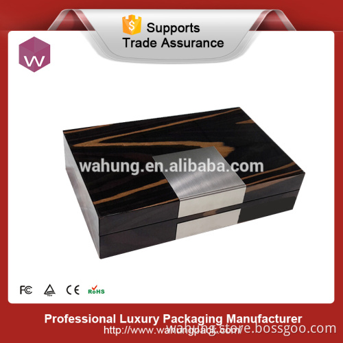 luxury locks with key wooden jewelry box